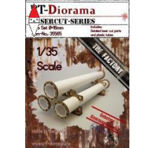 , , , RT-DIORAMA 1/35 PIPE SET 16MM (3 PIPES)