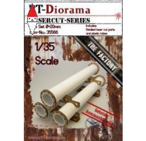 , , , RT-DIORAMA 1/35 PIPE SET 20MM (3 PIPES)