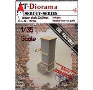 , , , RT-DIORAMA 1/35 VENTILATION SHAFT 20X20MM