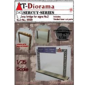 , , , RT-DIORAMA 1/35 HIGHWAY BRIDGE FOR SIGNS NO.2