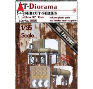 , , , RT-DIORAMA 1/35 PIPE ELBOW 90  16MM