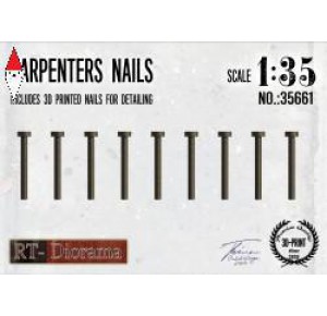 , , , RT-DIORAMA 1/35 3D PRINTED CARPENTERS NAILS