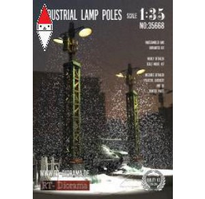 , , , RT-DIORAMA 1/35 INDUSTRIAL LAMP POLES (2 PCS.)