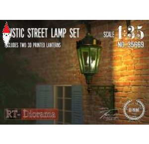 , , , RT-DIORAMA 1/35 RUSTIC STREET LAMP SET