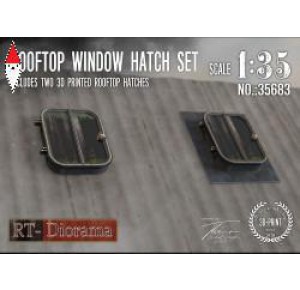 , , , RT-DIORAMA 1/35 ROOFTOP WINDOW HATCH SET