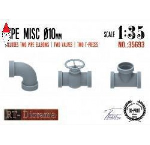 , , , RT-DIORAMA 1/35 PIPE MISC. 10MM