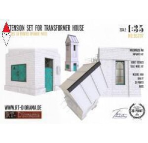, , , RT-DIORAMA 1/35 EXTENSION SET TRANSFORMER HOUSE