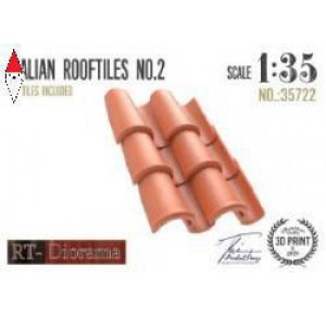 , , , RT-DIORAMA 1/35 ITALIAN ROOFTILES NO.2