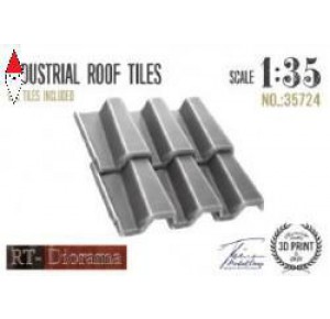 , , , RT-DIORAMA 1/35 INDUSTRIAL ROOFTILES