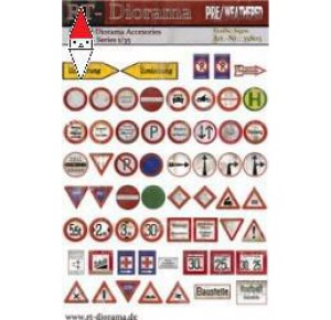 , , , RT-DIORAMA 1/35 PRINTED ACCESORIES: TRAFFIC-SIGNS