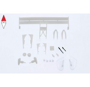 , , , SCALEAUTO RADICAL SR-9 CLEAR PARTS AND DETAIL PIECES