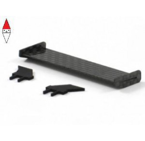 , , , SCALEAUTO HONDA HSV-10 REAR WING PERFORMANCE KIT (CARBON + RUBBER)