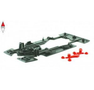 , , , SCALEAUTO CHASSIS RADICAL SR-9 VER.2 MEDIUM (GREY) WITH RT2 / EVO6 COMPATIBLE-