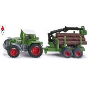 , , , SIKU TRACTOR WITH FORESTRY TRAILER