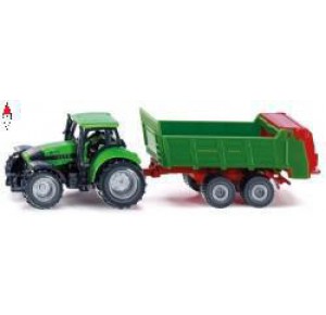 , , , SIKU TRACTOR WITH UNIVERSAL MANURE SPREADER