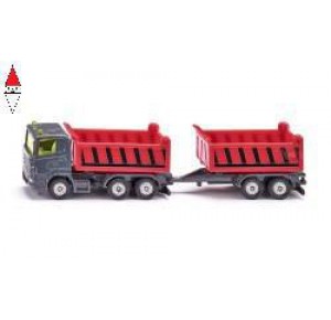 , , , SIKU TRUCK WITH DUMPER BODY AND TIPPING TRAILER