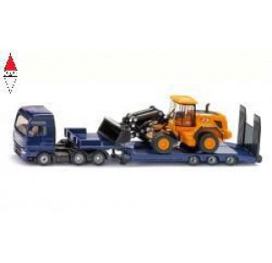 , , , SIKU 1/87 MAN TRUCK WITH LOW LOADER AND JCB WHEEL LOADER