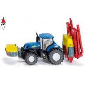 , , , SIKU 1/87 NEW HOLLAND TRACTOR WITH KVERNELAND CROP SPRAYER