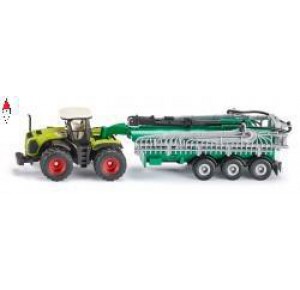 , , , SIKU 1/87 CLAAS XERION WITH VACUUM TANKER