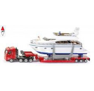 , , , SIKU 1/87 HEAVY HAULAGE TRANSPORTER WITH YACHT