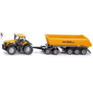 , , , SIKU 1/87 JCB WITH DOLLY AND TIPPING TRAILER