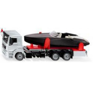 , , , SIKU 1/50 MAN TRUCK WITH MOTORBOAT