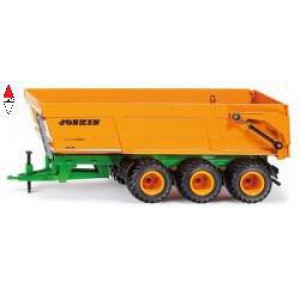 , , , SIKU 1/32 JOSKIN TRIPLE-AXLE TIPPING TRAILER