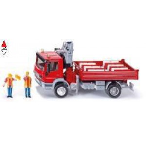 , , , SIKU 1/50 MERCEDES-BENZ ATEGO WITH CRANE