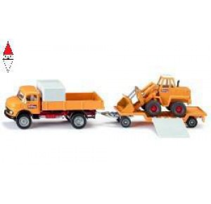 , , , SIKU 1/50 MERCEDES-BENZ 710 WITH KRAMER 411 WHEEL LOADER