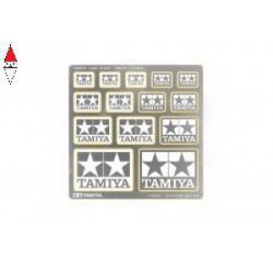 , , , TAMIYA TARGHETTE LOGO TAMIYA PER BASETTE/VETRINETTE