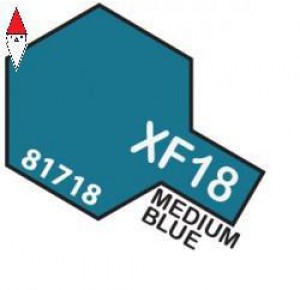 , , , ACRILICO MODELLISMO TAMIYA MINI 10ML XF-18 MEDIUM BLUE