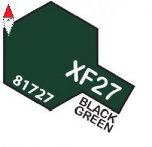 , , , ACRILICO MODELLISMO TAMIYA MINI 10ML XF-27 BLACK GREEN