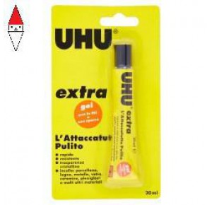 , , , UHU UHU ATTACCATUTTO EXTRA GEL 20ML