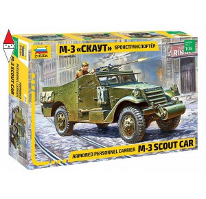 , , , ZVEZDA 1/35 M3 SCOUT CAR ARMORED PERSONNEL CARRIER