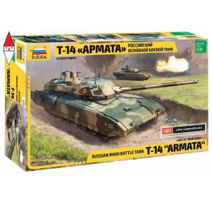 , , , ZVEZDA 1/35 T-14 ARMATA RUSSIAN MAIN BATTLE TANK