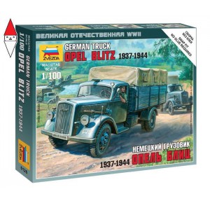 , , , ZVEZDA 1/100 GERMAN TRUCK OPEL BLITZ 1937-1944