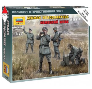 , , , ZVEZDA 1/72 GERMAN HEADQUARTERS 1939-1942