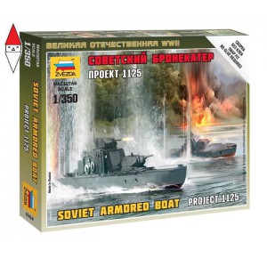 , , , ZVEZDA 1/350 SOVIET ARMORED BOAT PROJECT 1125