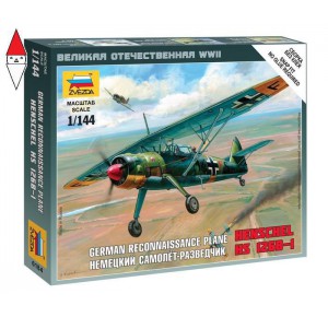 , , , ZVEZDA 1/144 GERMAN RECONNAISSANCE PLANE HENSCHEL 126B-1