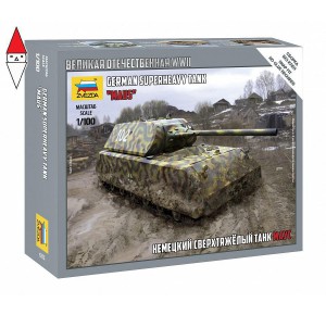 , , , ZVEZDA 1/100 GERMAN SUPERHEAVY TANK MAUS