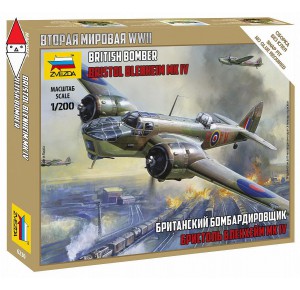 , , , ZVEZDA 1/200 BRITISH BOMBER BRISTOL BLENHEIM MK IV