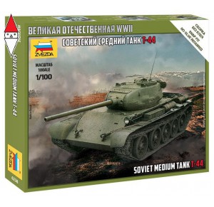 , , , ZVEZDA 1/100 T-44 SOVIET TANK