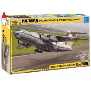 , , , ZVEZDA 1/144 RUSSIAN STRATEGIC AIRLIFTER IL-76MD