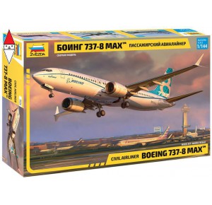 , , , ZVEZDA 1/144 CIVIL AIRLINER BOEING 737-8 MAX