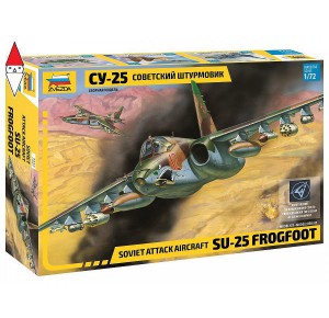 , , , ZVEZDA 1/72 SOVIET ATTACK AIRCRAFT SU-25 FROGFOOT
