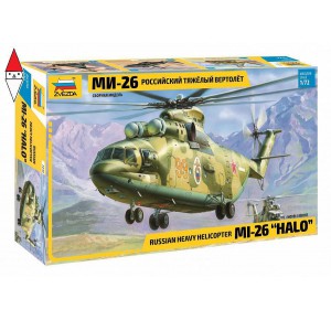 , , , ZVEZDA 1/72 RUSSIAN HEAVY HELICOPTER MI-26 HALO