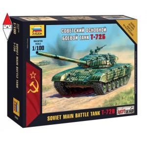 , , , ZVEZDA 1/100 SOVIET MAIN BATTLE TANK T-72B