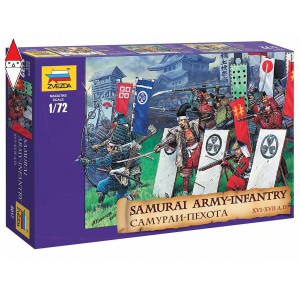 , , , ZVEZDA 1/72 SAMURAI ARMY-INFANTRY XVI-XVII A.D.
