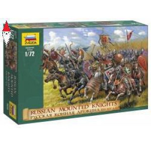 , , , ZVEZDA 1/72 RUSSIAN MOUNTED KNIGHTS XIII-XIV A.D.