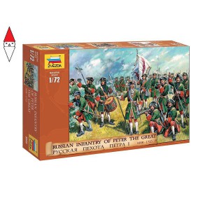 , , , ZVEZDA 1/72 RUSSIAN INFANTRY OF PETER THE GREAT 1698 - 1725